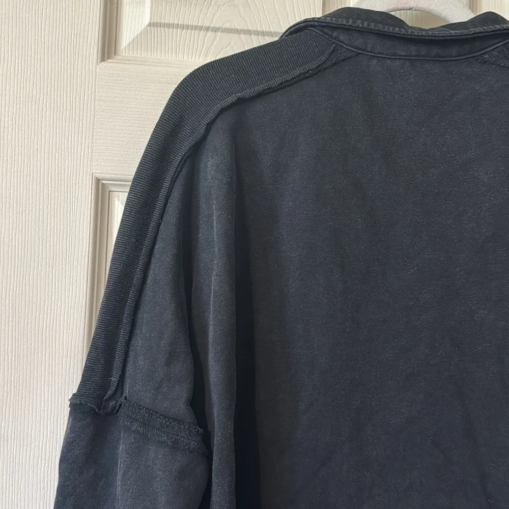 Heyson Mixed Weave Collared Sweatshirt - Picture 7 of 7